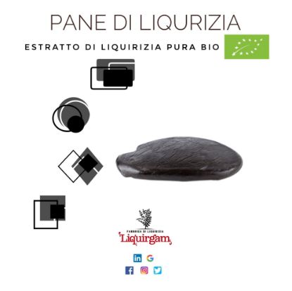 Pane di liquirizia - estratto di liquirizia Dop - biologico - provali tutti