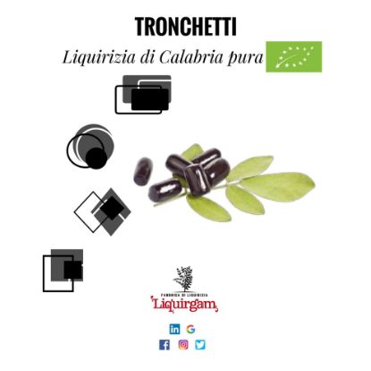 Tronchetti di liquirizia di Calabria biologica - provali tutti