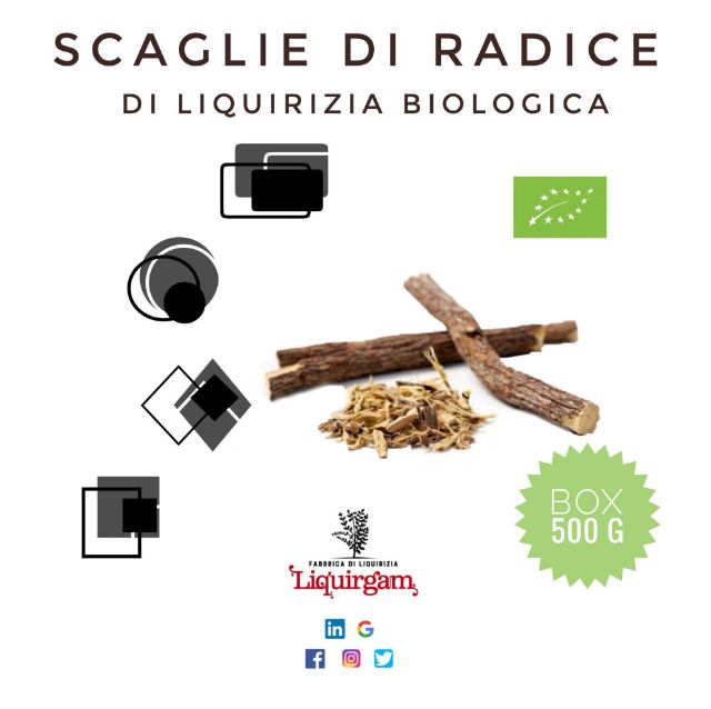 Scaglie di Radice di liquirizia Biologica 500 g