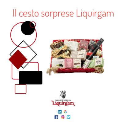 Il cesto sorprese 50 Liquirgam - idee regalo